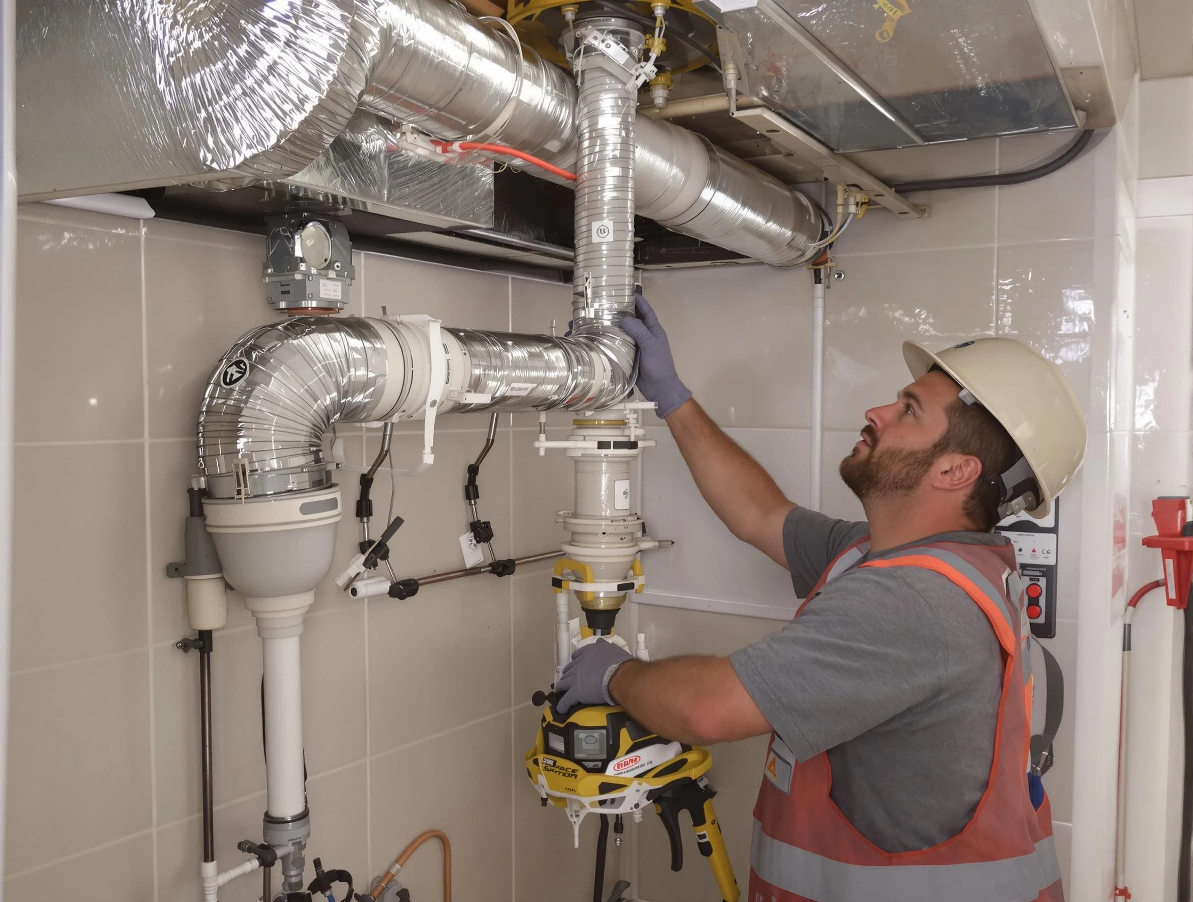 Ohio Dryer Vent Cleaning expert performing professional dryer vent repair and installation in Ohio