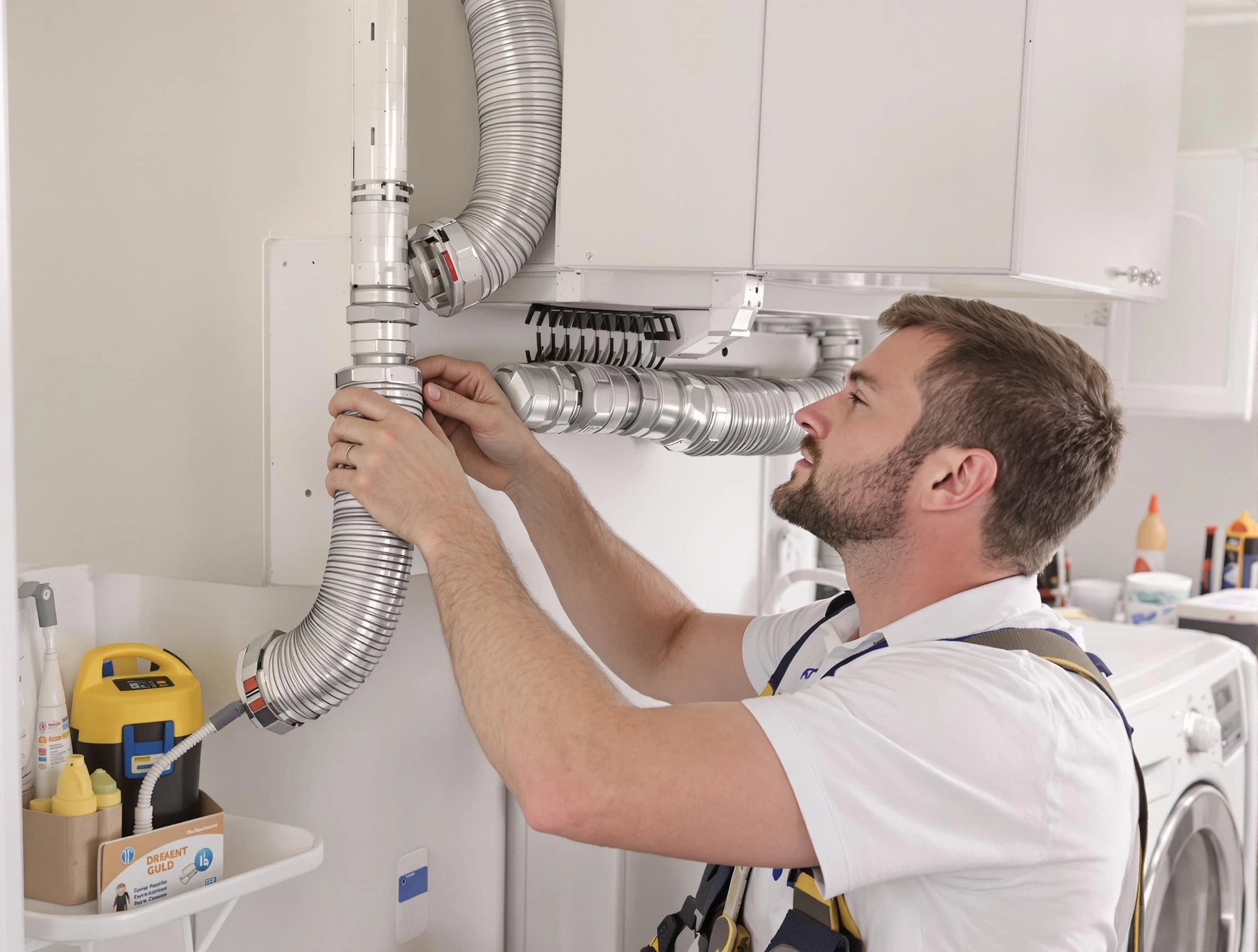 Professional dryer vent repair and installation by Ohio Dryer Vent Cleaning in Ohio