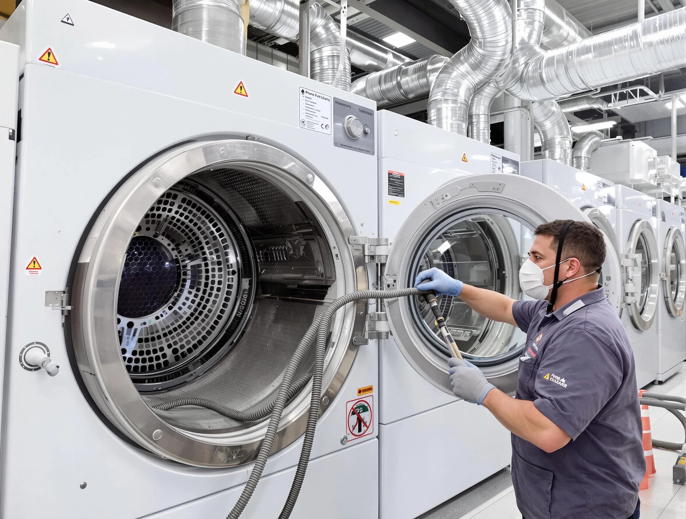 Industrial-grade dryer vent cleaning by Ohio Dryer Vent Cleaning in Ohio