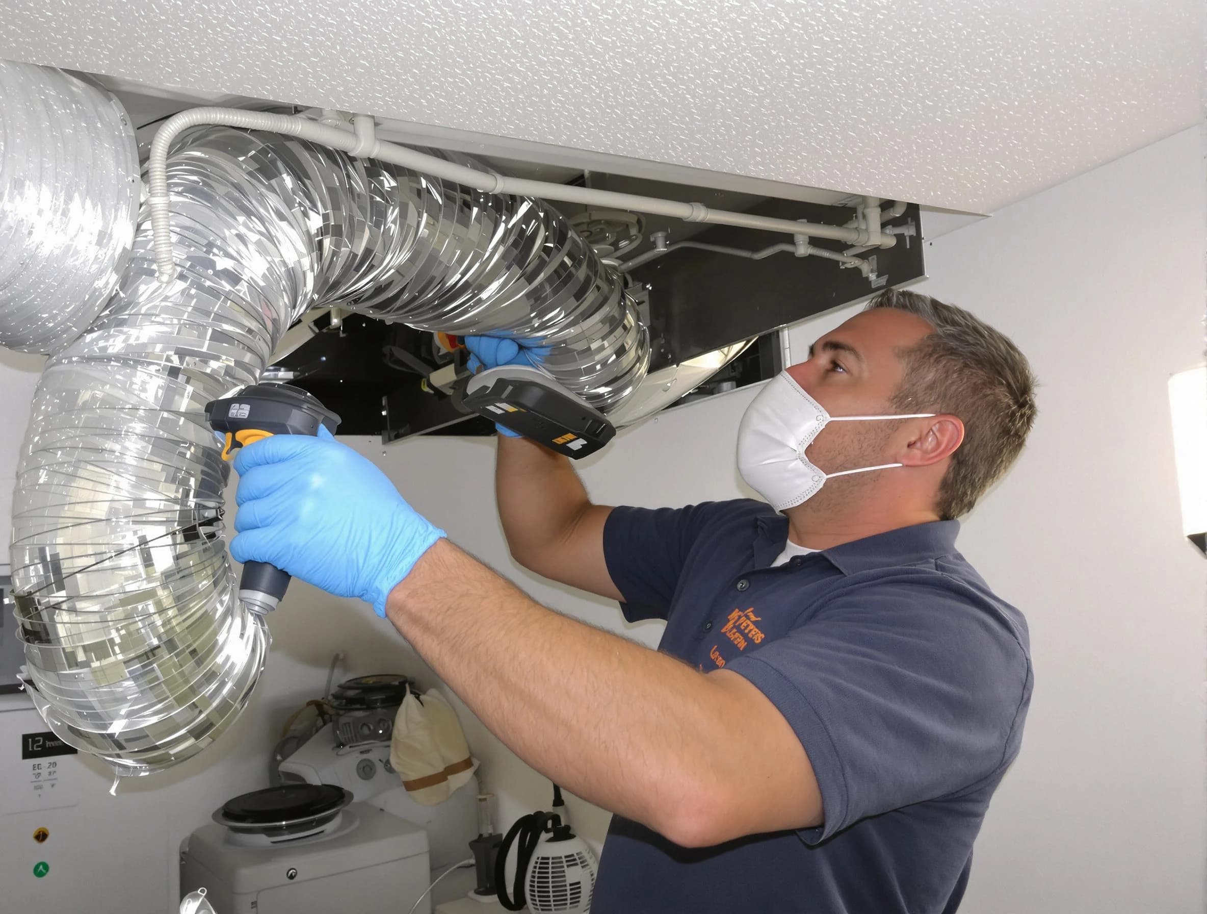 Ohio Dryer Vent Cleaning professional performing thorough residential dryer vent cleaning in Ohio
